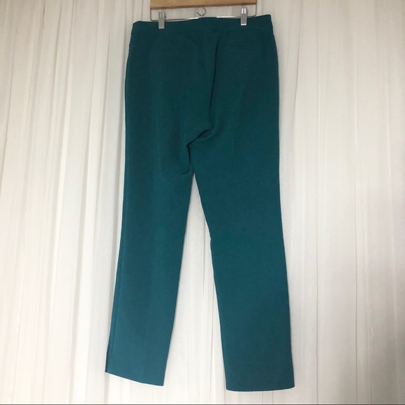 Le Chateau Teal Tapered Dress Pants - Picture 2 of 5